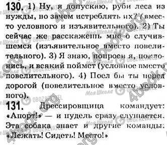 ГДЗ Русский язык 7 класс страница 130-131